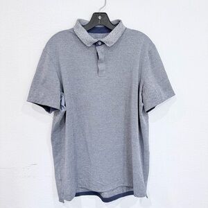 Men’s outdoor voices short sleeve polo shirt activewear performance size x-large